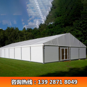 Tente d'entrepôt en aluminium 3000 m² avec toit en PVC, résistante au vent et à l'eau, solution de stockage industrielle rectangulaire - Product Image 5