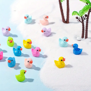 50pcs Mini Statues De Canard En Résine | En Vrac Miniature Paysage Jardin <span class=keywords><strong>Aquarium</strong></span> Pot <span class=keywords><strong>Plante</strong></span> Accessoires pour La Maison De Fête Jeu Maison De Poupée - Product Image 2