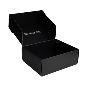 <span class=keywords><strong>Caja</strong></span> de Envío Negra Mate con Logotipo Personalizado del Fabricante <span class=keywords><strong>para</strong></span> Productos de Comercio Electrónico de Lujo - Product Image 2