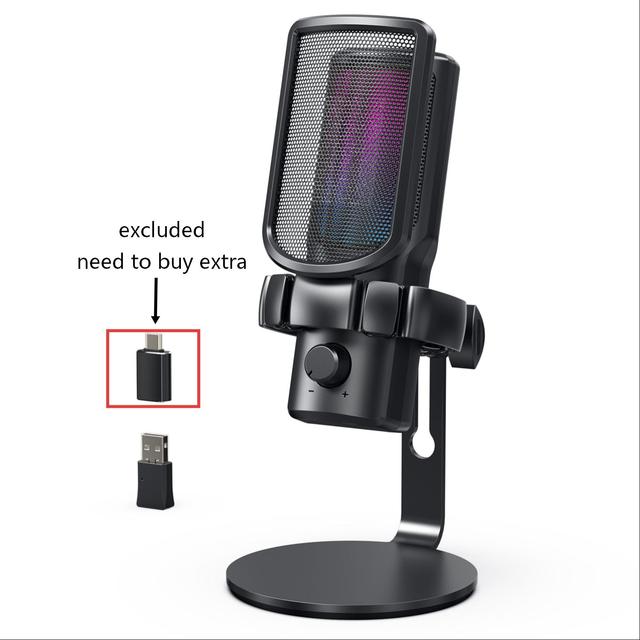 Professional Microphone Micro Phone Studio Podcast Recording Equipment Kit Stand Wireless Condenser Mic Microphone