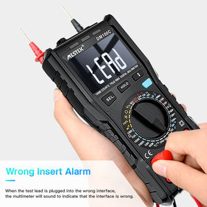 Multímetro <span class=keywords><strong>digital</strong></span> inteligente DM100C, 10000 recuentos con gráfico de barras, multímetros de voltaje CA/CC, amperímetro, multímetro de corriente Ohm - Product Image 3