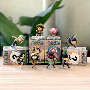 ฟิกเกอร์วันพีซ ชุด 8 ตัว ลูฟี่ ช็อปเปอร์ โซโล อนิเมะ ฟิกเกอร์ โมเดลจากมังงะและภาพยนตร์ ของเล่นกล่องสุ่ม - Product Image 2