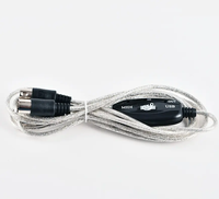 Câble USB MIDI blindé tressé de qualité supérieure, 5 mm d'épaisseur extérieure, pour batterie électronique, clavier MIDI, piano numérique - Vente directe usine