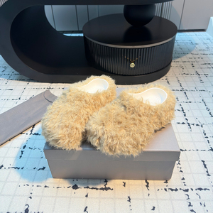 Genuine Wool-Lined Platform Clogs: Multi-Color Warm Winter <strong>Slippers</strong> - Product Image 5
