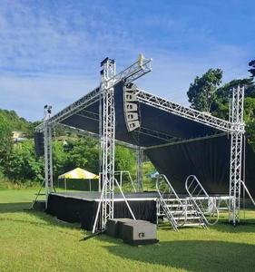 Estructuras de Techo para Escenarios de Conciertos, Personalizadas, Inteligentes, Cuadradas, de Aleación de Aluminio 6082-T6/6061-T6, de Ensamblaje Rápido, Duraderas, con Pantalla <span class=keywords><strong>LED</strong></span> - Product Image 1