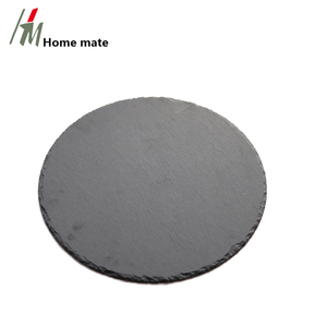 D25cm Offre Spéciale Personnalisé <span class=keywords><strong>Restaurant</strong></span> Assiettes Vaisselle Ronde plateau <span class=keywords><strong>de</strong></span> <span class=keywords><strong>Fromage</strong></span> D'ardoise - Product Image 2