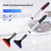 Brosse à neige Oxford pour voiture, en alliage d'aluminium télescopique, grattoir multifonctionnel pour le nettoyage des vitres, en plastique, 40x11,5 cm, marque OEM XC-001