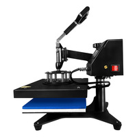 Machine d'impression par transfert par sublimation de t-shirt d'imprimante de presse à chaud pivotante mise à jour