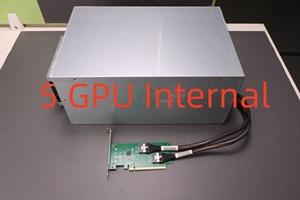 Base de Expansión para GPU CMP 170HX con 4 y 5 Ranuras para GPU, Compatible con 170HX RTX 4090 4080 3090 3080 2080Ti, Estación de Trabajo de IA, Servidor PCIe 4.0 x16 - Product Image 3