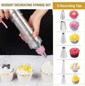 Pistola de Acero Inoxidable para Decoración de Pasteles <span class=keywords><strong>y</strong></span> <span class=keywords><strong>Repostería</strong></span> con Función de Inyección de Crema - Product Image 2