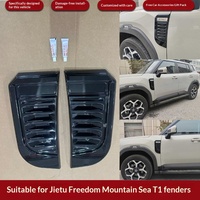 MASSAIT – Accessoires décoratifs pour garde-boue Jetour T2 / T2 Freedom – Cache-garde-boue décoratif et autocollant décoratif