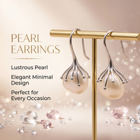 Anting Mutiara Trendy Geometris Persegi Model Drop Berlapis Emas Bentuk Tidak Beraturan Perhiasan Fashion Pesta Anting Mutiara
