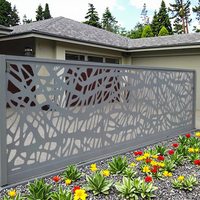 Panneau décoratif en métal découpé au laser CNC de qualité supérieure, écologique, antirouille, pour clôture de jardin, portail extérieur, garde-corps en acier, pergolas