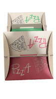 6 7 8 9 10 12 14 16 18 Zoll benutzer definierte rechteckige rosa Pizzas ch achtel Kreis Pappe kleine Kegel Pizzas ch achteln mit Logo