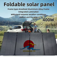 120W 160W 200W 300W 400W Panneau solaire pliable ultra mince semi-rigide avec cadre et support