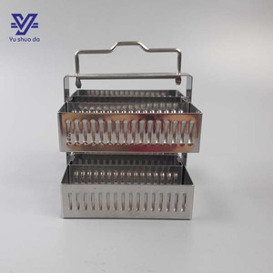 Tùy chỉnh 30-nơi thép không gỉ trượt nhuộm giá phòng thí nghiệm sử dụng OEM hỗ trợ - Product Image 3