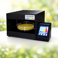 Spectrophotomètre portable à écran tactile pour analyse de couleur, analyseur de laboratoire, largeur de bande spectrale 400-700 nm pour la couleur des jus et des boissons