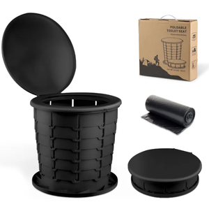 Toilette portable de haute qualité en ABS, rétractable et réglable, pour caravane, <span class=keywords><strong>camping</strong></span>-<span class=keywords><strong>car</strong></span>, extérieur, hôpital, peut être utilisée comme tabouret, <span class=keywords><strong>poubelle</strong></span> - Product Image 1