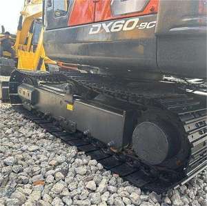 Mini-excavatrice sur chenilles hydraulique Doosan Dx60-9c d'occasion, 6 tonnes, avec godet de 0,2 m, pompe à engrenages, roulement, moteur de 54 kW - Product Image 6