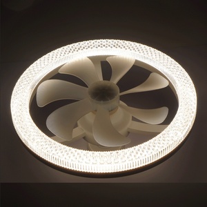 พัดลมเพดานกลางแจ้งแบบเรียบง่ายทันสมัย พร้อมรีโมทคอนโทรล แสงสว่างพิเศษ ตัวเลือกแบบใช้แก๊สหรือแบบกลไก ใช้พอร์ต USB มอเตอร์ BLDC ประหยัดพลังงาน - Product Image 1