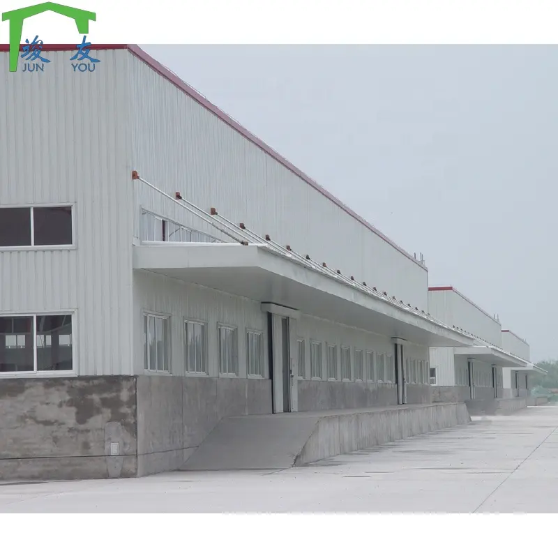 Metal Frame Construction Material Mechanical Workshop Prefab Metal Industrial Building Kits