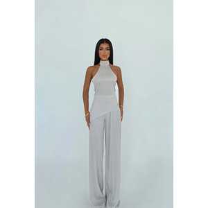 Ensemble de costume pantalon gris pour femme - Product Image 3