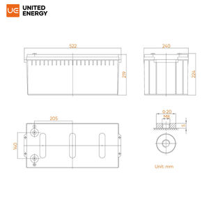 Baterai Lifepo4 awet 24V 200Ah, untuk persediaan pabrik sistem surya pasokan EU - Product Image 5
