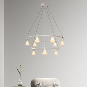 Contemporary Luxury Lighting Indoor Brass Chandelier <b>LED</b> Ceiling Lamp 8-<b>Light</b> Decorative Chandelier Modern Pendant <b>Light</b> - Product Image 1