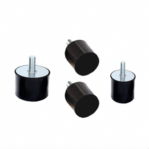 Tappo in Gomma Siliconica con Vite per Smorzamento Vibrazioni in Attrezzature Meccaniche; Fornisce Sigillatura e Fissaggio Sicuro in Materiale NBR/EPDM - Product Image 1