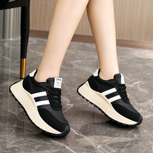 Zapatillas Deportivas Casuales de Estilo Simple Hechas en China 2026, Zapatos de Plataforma para Mujer de Alta Calidad, Mocasines para Exteriores, Otoño Verano, Suaves - Product Image 5