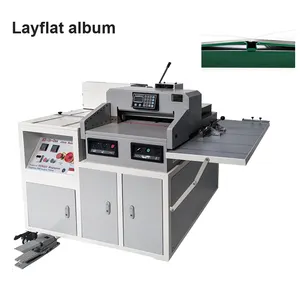 Double 100 10 In 1 Album Photo Book Making Creasing Machine For Photobooks