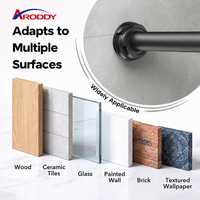 ARODDY Service OEM ODM Tringle à rideau à tension sans dommages, tube de 28 mm, 43,3-74,8 pouces, avec système de verrouillage breveté, pour fenêtre