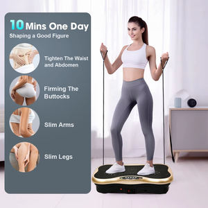 Placa potente para todo el cuerpo, máquina de ejercicio, potencia de vibración, ajuste 3D, placa de vibración para perder peso - Product Image 5