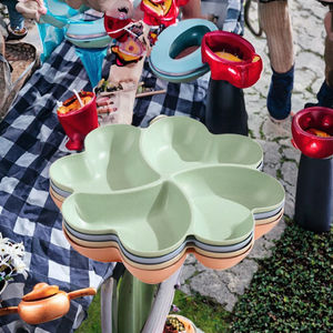 Plateau <span class=keywords><strong>de</strong></span> repas en plastique coloré au design moderne pour <span class=keywords><strong>dîner</strong></span>, buffet <span class=keywords><strong>de</strong></span> soirée <span class=keywords><strong>film</strong></span> et collations, salades, assiette <span class=keywords><strong>de</strong></span> bonbons, plat <span class=keywords><strong>de</strong></span> service - Product Image 2