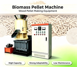 Machine à fabriquer des granulés de bois de biomasse de haute qualité, neuve. - Product Image 1