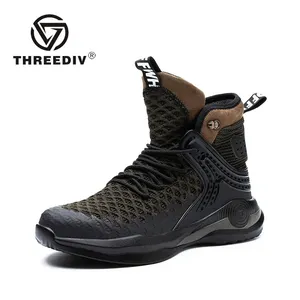 THREEDIV Chaussures industrielles personnalisées de sécurité pour hommes de haute qualité au prix le plus bas