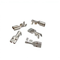 Connecteur automobile à sertissage à froid, bornier enfichable série 63 étamé DJ621-E6.3 pour applications automobiles