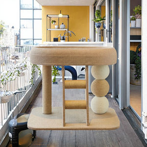 छोटे अंतरिक्ष कुत्ते घोंसला प्लेट हड़पने के बाद बिल्ली के पेड़ क्लासिक आधुनिक एंटी-स्लिप एकीकृत कूद मंच 5 किलोग्राम 47 सेमी कार्टन - Product Image 2