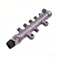 Conjunto de Riel de Combustible Original MiBo OEM para Cargadora/Tractor, Número de Pieza 1J508-50602 Reemplazo Directo Compatible con el Motor V3800 SVL95-2S