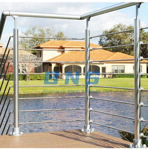 Bns nhà sản xuất thiết kế hiện đại thép không gỉ lan can nội thất lan can cầu thang - Product Image 5