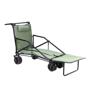 Carrito de <span class=keywords><strong>Playa</strong></span> Plegable Versátil de Nueva Llegada al por Mayor de Fábrica, Carrito de Picnic con Silla Reclinable Convertible - Product Image 5