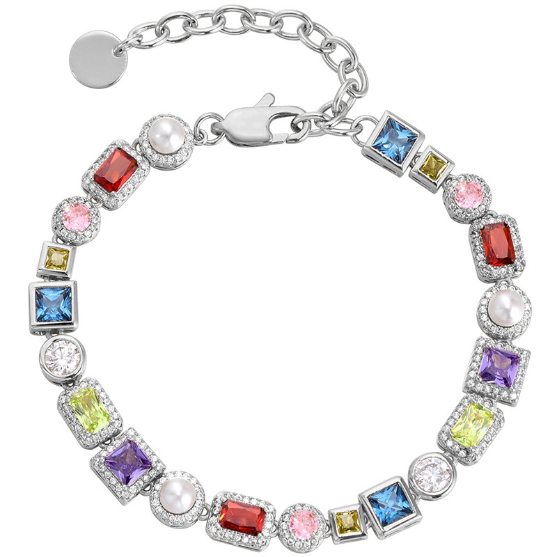 Zirconium Bracelet [Silver]