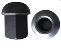 Écrou de mineurier sphérique métrique personnalisé, direct usine, M32 M36, en acier 40Cr, pour boulon d'ancrage hexagonal, grade 8, oxyde noir, haute résistance, pour l'exploitation minière