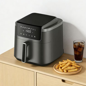 Friteuse à air numérique 9L sans huile, 8 programmes prédéfinis, <span class=keywords><strong>four</strong></span> à air chaud, système de chauffage <span class=keywords><strong>double</strong></span>, compatible lave-vaisselle pour cuisine domestique - Product Image 4