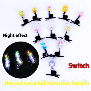 ไฟ LED กระพริบบอลผมคลิปการ์ตูนสำหรับตลาดกลางคืนของเล่นเรืองแสงของขวัญเล็กๆทำจากพลาสติก - Product Image 4