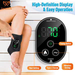 PAKISS Rechargeable Foot and <b>Ankle</b> Heating Massager with Vibration Therapy for Home Office Daily Relaxation - Product Image 4