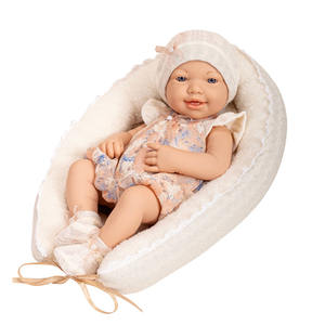 OEM ODM Poupées Nouveau-né Soft Alive Réalistes Personnalisées <span class=keywords><strong>40</strong></span> <span class=keywords><strong>cm</strong></span> Poupées <span class=keywords><strong>Reborn</strong></span> Complètes Corps en Silicone avec Panier de Sommeil - Product Image 1