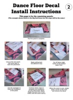 Autocollant de sol de mariage personnalisé entièrement imprimé, brillant/mat, en vinyle amovible, pour design de piste de danse de mariage. Conception Gratuite