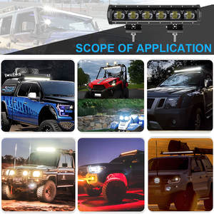Barre lumineuse LED 6D Slim 120W super lumineuse 12V pour camions tout-terrain, garantie 2 ans - Meilleures ventes - Product Image 6