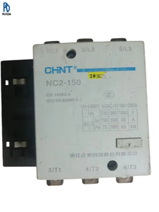 Contactor PLC NC2-150 AC Industrial, Contactor Magnético de Control de Potencia 3P para Programación PLC y Automatización Industrial - Product Image 1